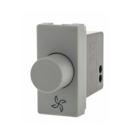 Módulo Variador Rotativo para Ventilador Bivolt 160VA Cinza Plus+ Pial Legrand Módulo Variador Rotativo para Ventilador Bivolt 160VA Cinza Plus+ Pial Legrand
