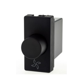 Módulo Variador Rotativo para Ventilador Bivolt 160VA Preto Plus+ Pial Legrand Módulo Variador Rotativo para Ventilador Bivolt 160VA Preto Plus+ Pial Legrand