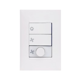 Conjunto Variador Rotativo para Ventilador Bivolt 160VA Branco Plus+ Pial Legrand Conjunto Variador Rotativo para Ventilador Bivolt 160VA Branco Plus+ Pial Legrand