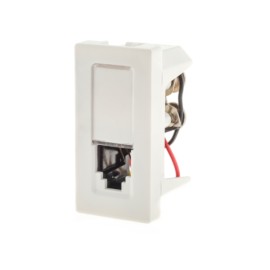 Módulo de Tomada Telefone RJ11 4 vias Branco Plus+ Pial Legrand Módulo de Tomada Telefone RJ11 4 vias Branco Plus+ Pial Legrand