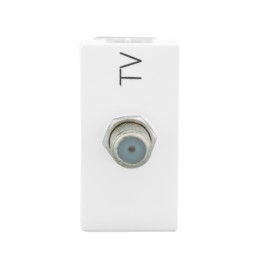 Módulo Tomada p/TV Coaxial Branco Plus+ Pial Legrand Módulo Tomada p/TV Coaxial Branco Plus+ Pial Legrand