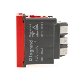 Módulo de Tomada de Energia 10A Vermelha Borne Aut. Plus+ Pial Legrand Módulo de Tomada de Energia 10A Vermelha Borne Aut. Plus+ Pial Legrand