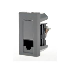 Módulo de Tomada Informática RJ45 Cinza Plus+ Pial Legrand Módulo de Tomada Informática RJ45 Cinza Plus+ Pial Legrand