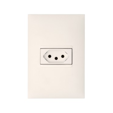 Conjunto Tomada de Energia 10A Branco Plus+ Pial Legrand
