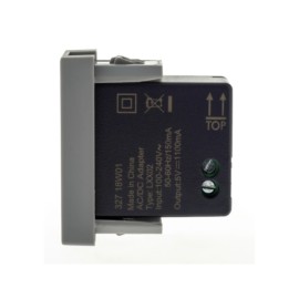 Módulo de Tomada 1xUSB Cinza Plus+ Pial Legrand