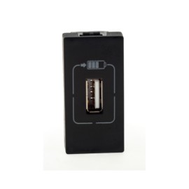 Módulo de Tomada 1xUSB Preto Plus+ Pial Legrand