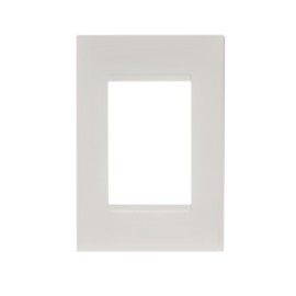 Placa sem Suporte 4x2 três módulos Adjacentes Branco Plus + Pial Legrand