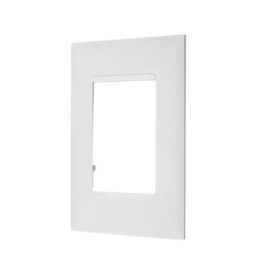 Placa sem Suporte 4x2 três módulos Adjacentes Branco Plus + Pial Legrand