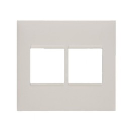 Placa sem Suporte 4x4 quatro módulos adjacentes Branco Plus+ Pial Legrand