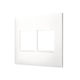 Placa sem Suporte 4x4 quatro módulos adjacentes Branco Plus+ Pial Legrand