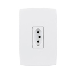 Conjunto Tomada Energia 10A Vertical Pial Plus Pial Legrand