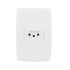 Conjunto Tomada Energia 10A Horizontal Pial Plus Pial Legrand