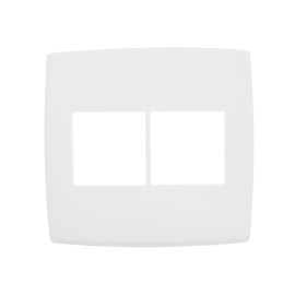 Placa sem Suporte 4x4 quatro módulos adjacentes Pial Plus Pial Legrand