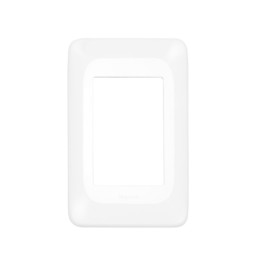 Placa com Suporte 4x2 três módulos adjacentes Branco Pial Pop Pial Legrand