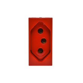 Módulo de Tomada de Energia 20A Vermelha Thesi Up Bticino Módulo de Tomada de Energia 20A Vermelha Thesi Up Bticino