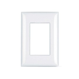 Placa sem Suporte 4x2 três módulos adjacentes horizontal Thesi Up Bticino