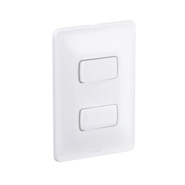 Conjunto 2 Interruptores Simples 4X2 10A Pial Zeffia