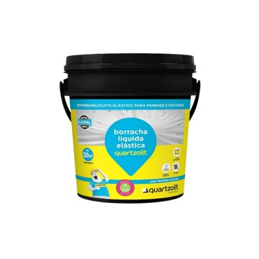 Impermeabilizante Borracha Líquida Elástica Branca 18KG Quartzolit