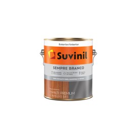 Tinta Esmalte Sempre Branco Fosco 3,6 litros Suvinil Tinta Esmalte Sempre Branco Fosco 3,6 litros Suvinil