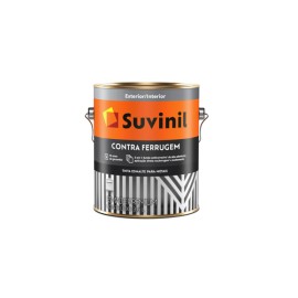 Tinta Esmalte Contra Ferrugem Preto Brilhante 3,6 litros Suvinil Tinta Esmalte Contra Ferrugem Preto Brilhante 3,6 litros Suvinil