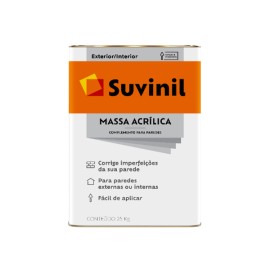Massa Corrida Acrílica 25KG Suvinil Massa Corrida Acrílica 25KG Suvinil