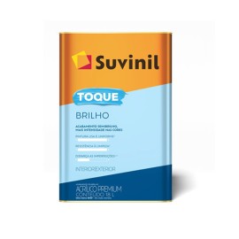 Tinta Acrílica Toque De Brillho Branco Semi Brilho 18 Litros Suvinil