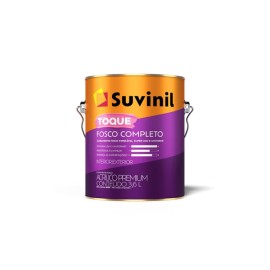 Tinta Acrílica Toque Fosco Completo Branco 3,6 Litros Suvinil Tinta Acrílica Toque Fosco Completo Branco 3,6 Litros Suvinil