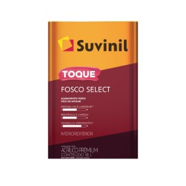 Tinta Acrílica Toque Fosco Select Branco 18 Litros Suvinil Tinta Acrílica Toque Fosco Select Branco 18 Litros Suvinil
