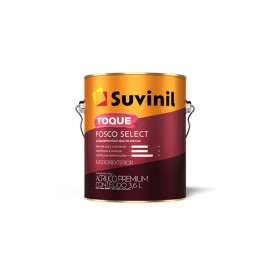 Tinta Acrílica Toque Fosco Select Branco 3,6 Litros Suvinil Tinta Acrílica Toque Fosco Select Branco 3,6 Litros Suvinil