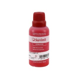 Corante Líquido Vermelho 50ml Suvinil Corante Líquido Vermelho 50ml Suvinil