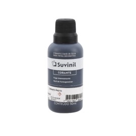 Corante Líquido Preto 50ml Suvinil Corante Líquido Preto 50ml Suvinil