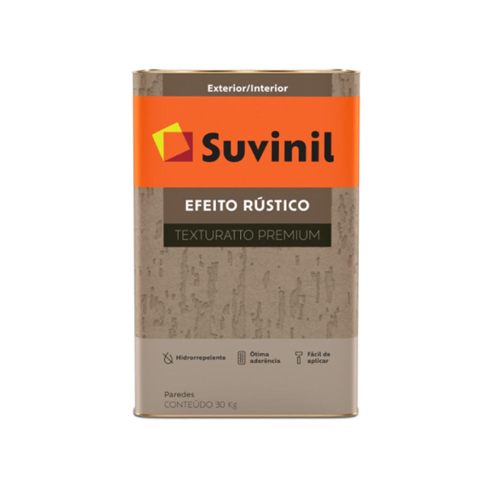 Tinta Texturatto Efeito Rústico Branca 26kg Suvinil