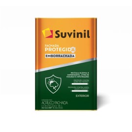 Tinta Acrílica Fachada Protegida Emborrachada Branco Neve 18 litros Suvinil Tinta Acrílica Fachada Protegida Emborrachada Branco Neve 18 litros Suvinil