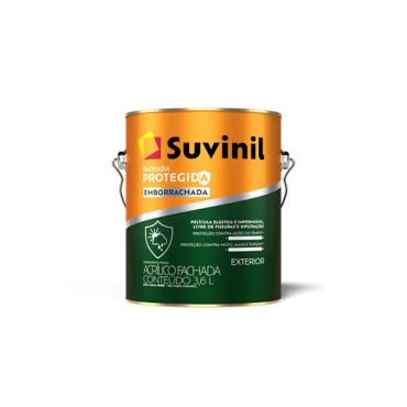 Tinta Acrílica Fachada Protegida Emborrachada Branco Neve 3,6 litros Suvinil
