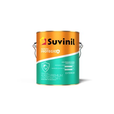 Tinta Acrílica Fachada Protegida Branco Neve 3,6 litros Suvinil