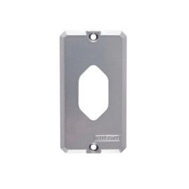 Tampa 1 posto tomada vertical NBR para condulete 1” Tramontina Tampa 1 posto tomada vertical NBR para condulete 1” Tramontina