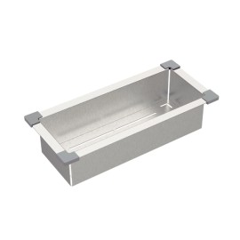 Cesto Coador Qadrum Design Collection Aço Inox Acabamento Acetinado 19x43cm Tramontina 94532018