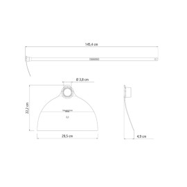 Enxada Larga 2.5 em Aço com Cabo de Madeira 145 cm Tramontina 77214754