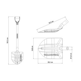 Pá de Bico 459/30 em Aço com Cabo de Madeira 71 cm Reta Ergonômica Tramontina 77459434