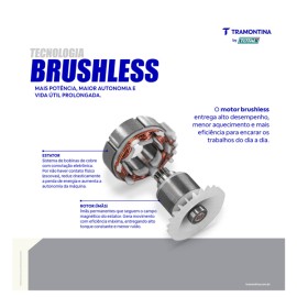 Martelete Perfurador/Rompedor 20V SDS-Plus 1" (26 mm) Brushless Tramontina by Total 42305204