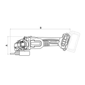 Esmerilhadeira Angular 20V 5" (125 mm) 1200W Brushless Tramontina by Total 42306205