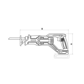 Serra Sabre 20V 2800 rpm Brushless Tramontina by Total 42312002