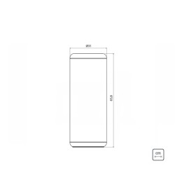 Lixeira Selecta Plus Vermelha Inox Acabamento Scotch Brite 40L Tramontina 94539222