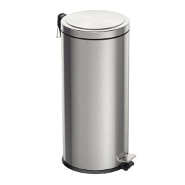 Lixeira com Pedal Brasil Plus em Aço Inox com Acabamento Acetinado e Balde Interno 30L Tramontina 94538530