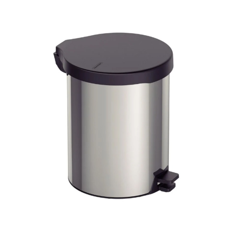Lixeira com Pedal Tramontina New em Aço Inox com Acabamento Polido 12 L Tramontina 94538712