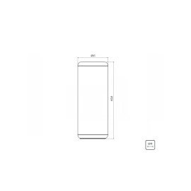 Lixeira Piemonte Verde Inox Acabamento Acetinado Basculante 40L Tramontina 94539205