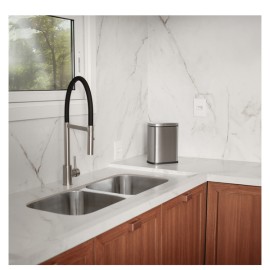 Lixeira Tramontina Tipo D em Aço Inox com Acabamento Acetinado 3 L Tramontina 94540007