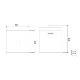 Lixeira Inox Luz Tramontina Acabamento Acetinado  4,5 L 94540028