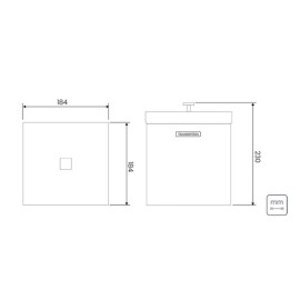 Lixeira Tramontina Luz em Inox Acabamento Acetinado revestimento fosco Black Matte a base verniz 4,5 L 94540062