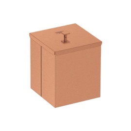 Lixeira Tramontina Luz em Inox Acabamento Acetinado revestimento Rose Gold a base verniz 4,5 L 94540063